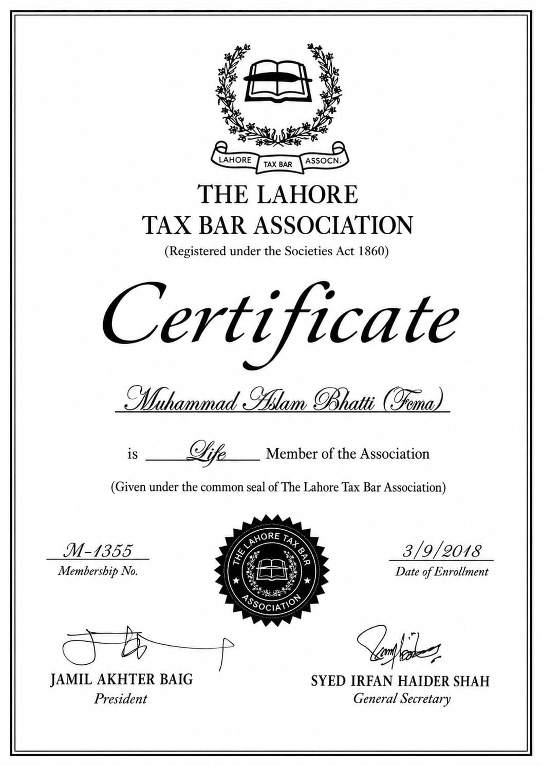 LTBA Life Member